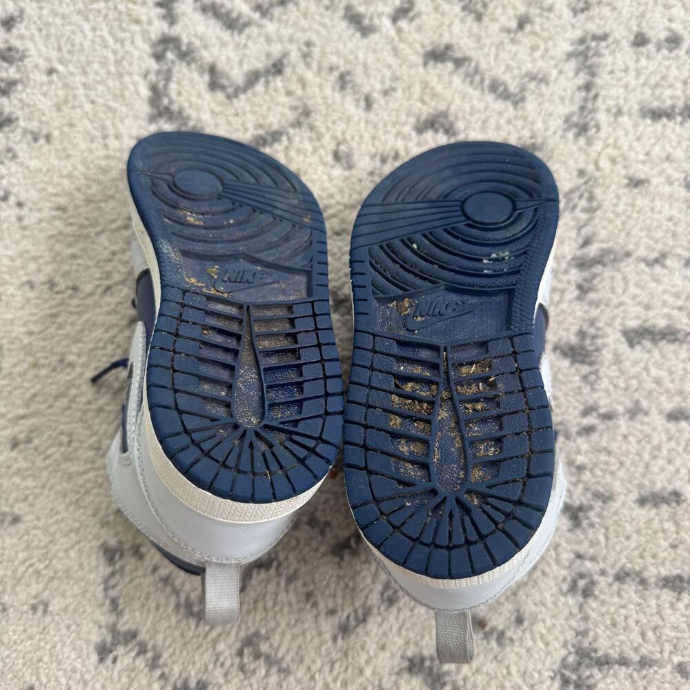 Air Jordan Little Kid's Jordan 1 Mid Blue Void/Pure Platinum (DQ8424 403) - 13C - Picture 7 of 7